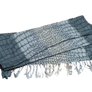 LADIES Soft Warm Fall Scarf with Fringed Ends, 76" X 27.5" Has a Glittery shine